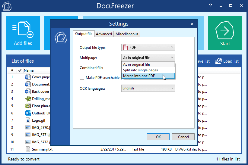 Wie man mehrere Dateien zu einer einzigen PDF-Datei kombiniert